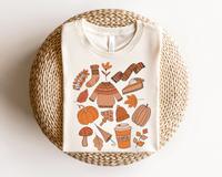 T-Shirt Symboles Automne