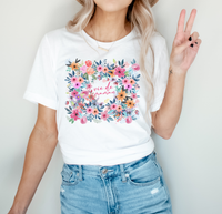 T-Shirt Vie De Maman Florale