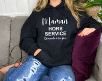 Coton Ouaté "Hoodie" Maman Hors Service