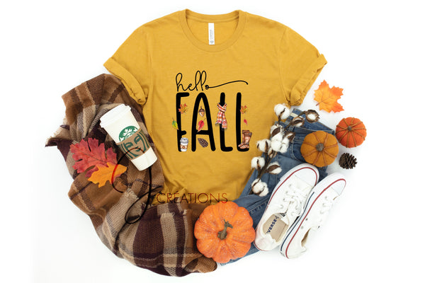 T-shirt Hello Fall