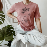 T-Shirt Art Ligné Femme