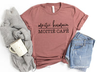 T-shirt Moitié Humain Moitié Café