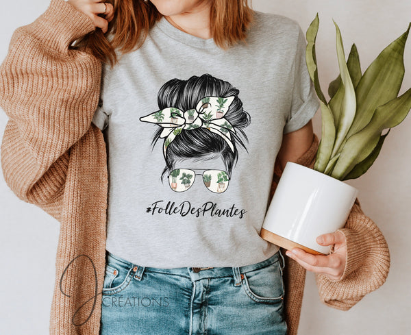 T-shirt Folle Des Plantes