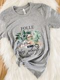 T-shirt Folle Des Plantes