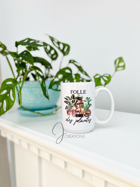 Tasse à Café Maison Folle Des Plantes