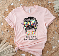 T-shirt Vie Fière Maman d'un Enfant Autiste