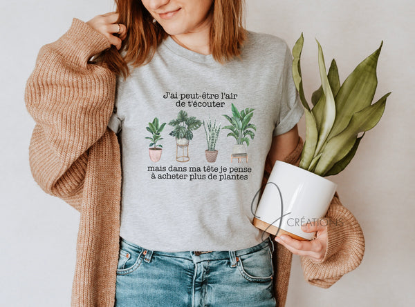 T-shirt Pense Acheter Des Plantes