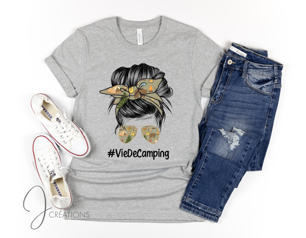 T-Shirt #VieDeCamping