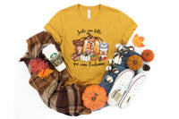 T-shirt Juste Une Fille qui Aime L’Automne