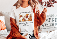 T-Shirt Juste Une Fille Qui Aime L'Automne Et Le Vin