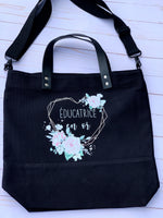 Sac Bandoulière Éducatrice/Enseignante En Or