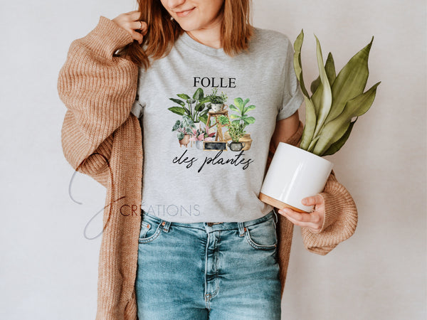 T-shirt Folle Des Plantes